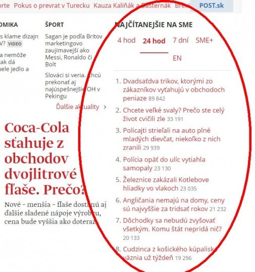 najcitanejsie spravy. bez komentara.